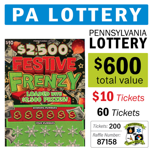PA Lottery - $10 Game #87158