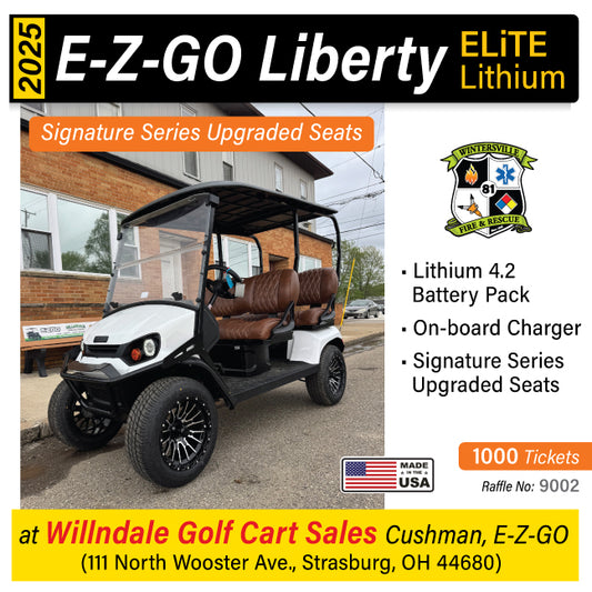 2025 E-Z-GO Liberty Elite Lithium Golf Cart #9002