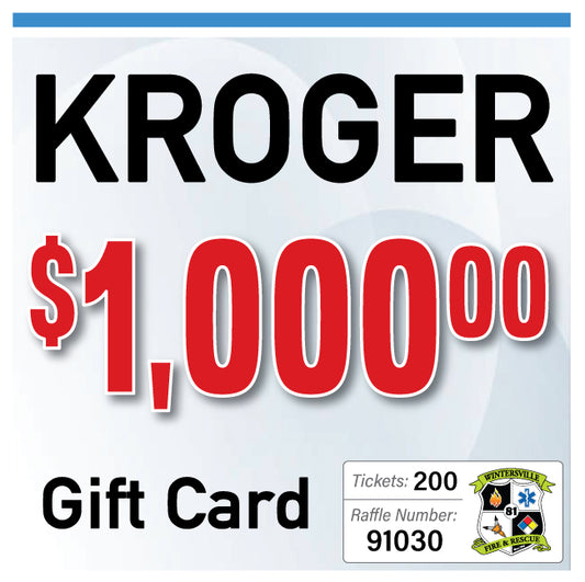$1000 Kroger Gift Card #91030