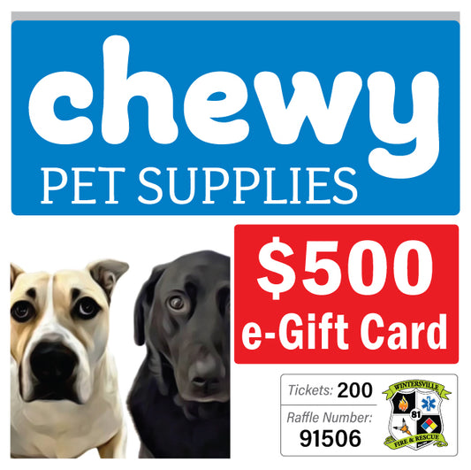 $500 Chewy e-Gift Card #91506