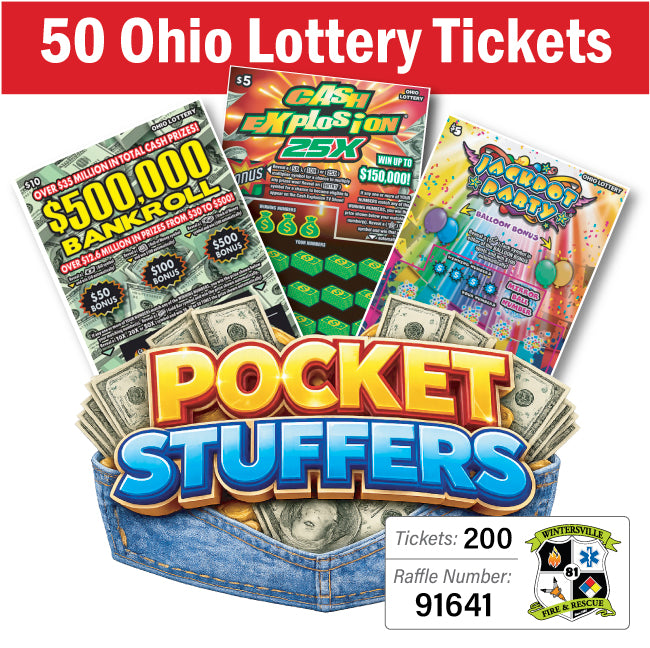 Ohio Lottery Pocket Stuffers 50 tickets - #91641