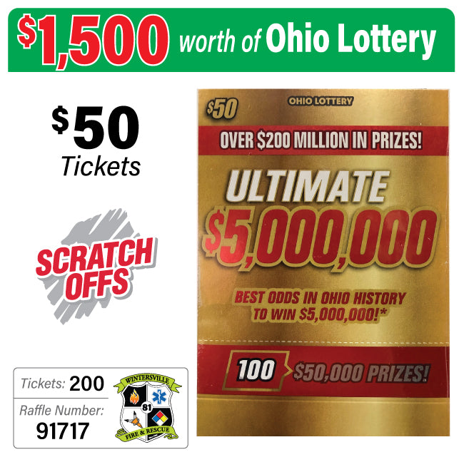 Ohio Lottery $50 Game #91717
