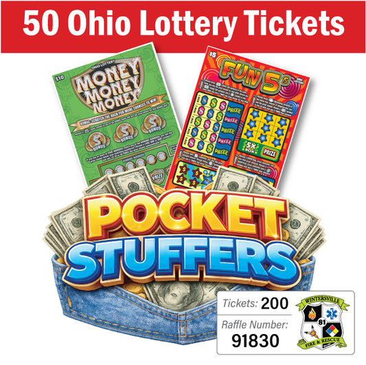 Ohio Lottery Pocket Stuffers 50 tickets - #91830