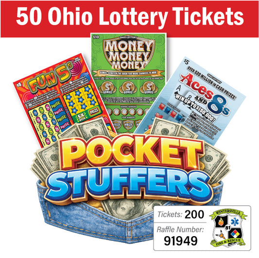 Ohio Lottery Pocket Stuffers 50 tickets - #91949