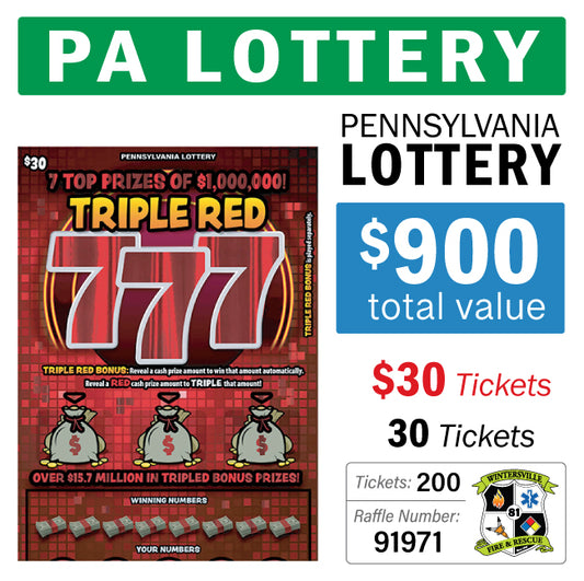 PA Lottery - $30 Game #91971