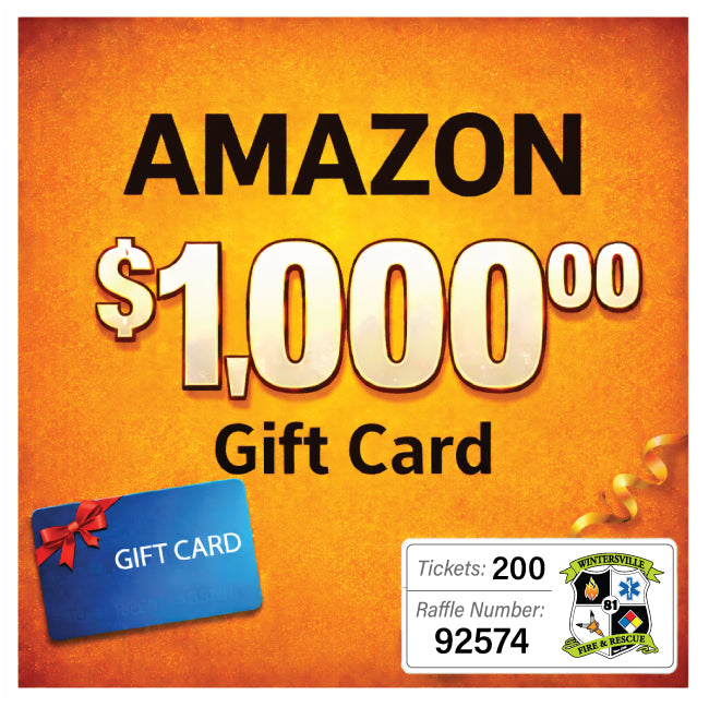 $1000 Amazon Gift Card #92574