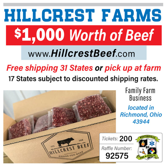 $1000 in Beef HillCrest Farms #92575