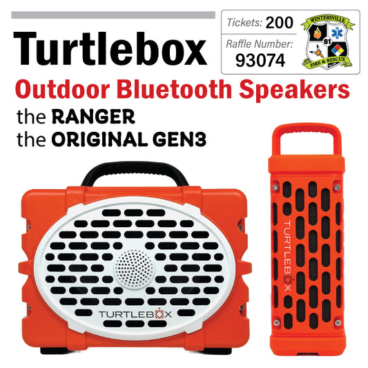 2 Turtlebox Outdoor Bluetooth Speakers - #93074