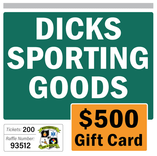 $500 Gift Cards Dick's Sporting Goods #93512