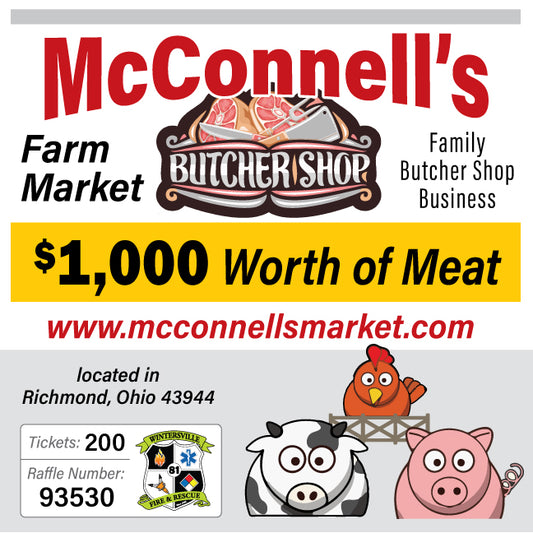 $1000 McConnell's Meat Market #93530