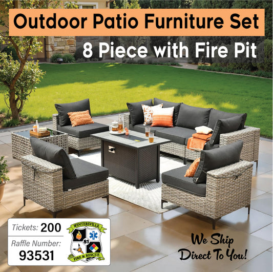 Outdoor 8pc Patio Furniture Set #93531
