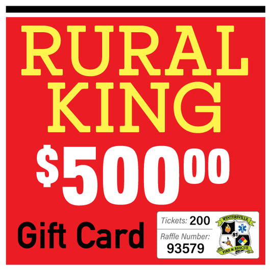 $500 Gift Card Rural King #93579