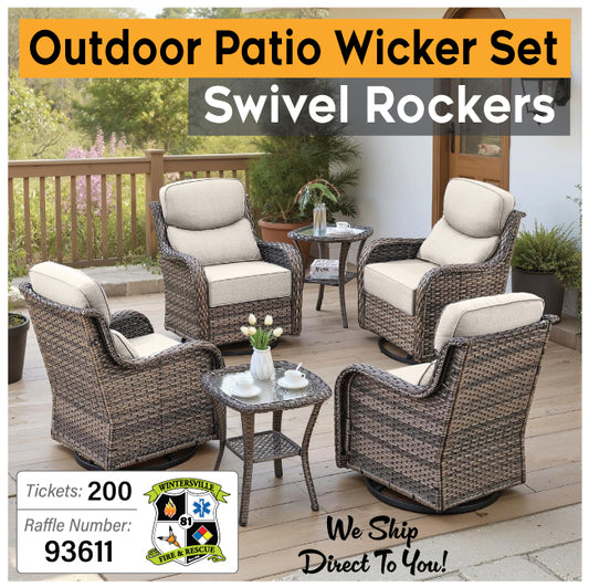 Outdoor 6pc Swivel Rocker Set #93611