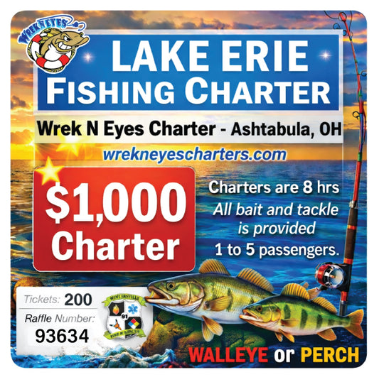 $1000 Lake Erie Fishing Charter #93634