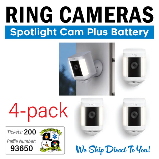 Ring Alarm Spotlight Cameras 4-pack #93650