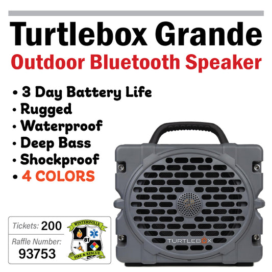 Turtlebox Grande Outdoor Bluetooth Speaker - #93753