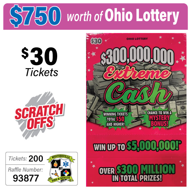 Ohio Lottery $30 Game  #93877