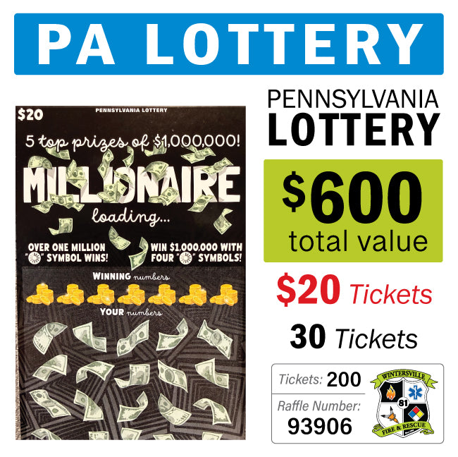 PA Lottery - $20 Game #93906