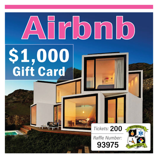 $1000 Airbnb Gift Card #93975