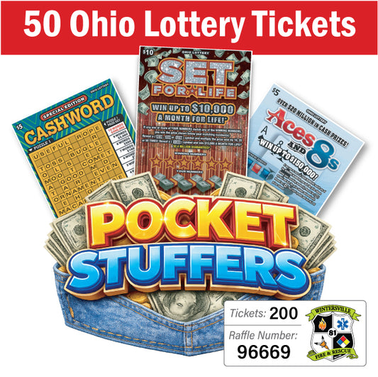 Ohio Lottery Pocket Stuffers 50 tickets - #96669