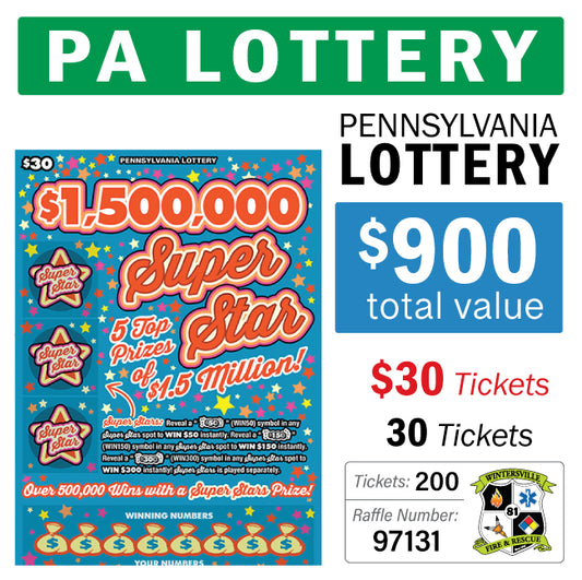 PA Lottery - $30 Game #97131