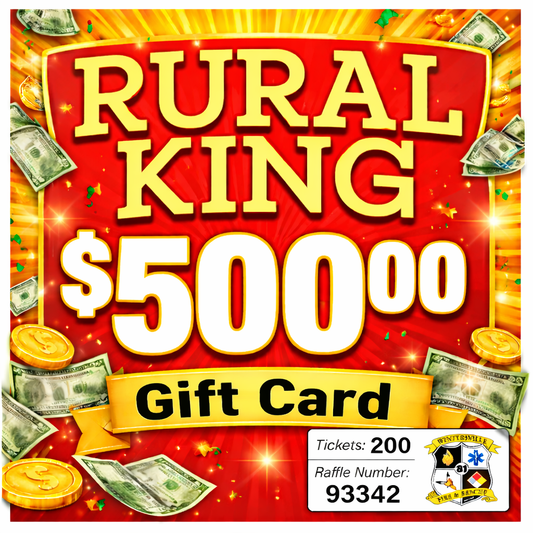 $500 Gift Card Rural King #93342