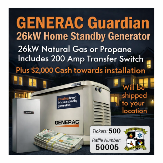 26kW Generac Home Standby Generator w/ Switch #50005