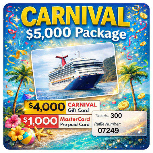 $5000 Carnival Cruise Package #07249