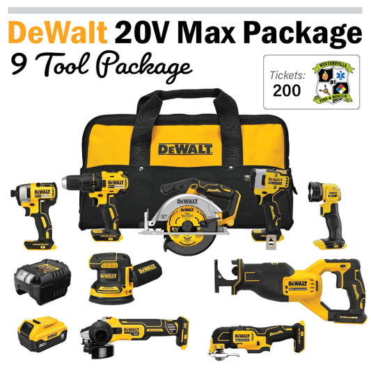 DeWalt 20V MAX 9 Tool Pkg #96654