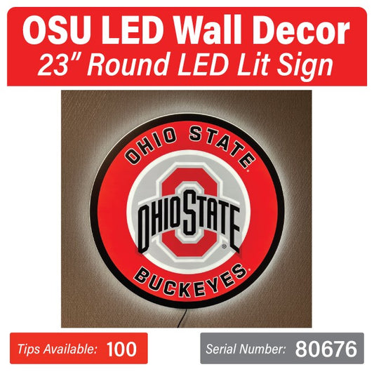 OSU LED Wall Sign #80676