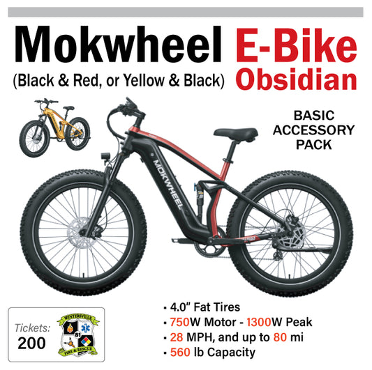 Mokwheel Obsidian Step-Over Electric Bike #77801