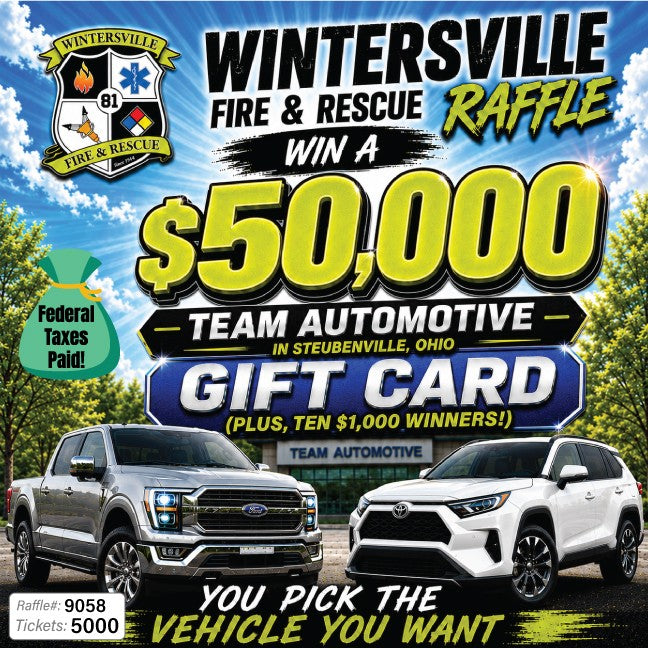 Team Automotive $50,000 Gift Card