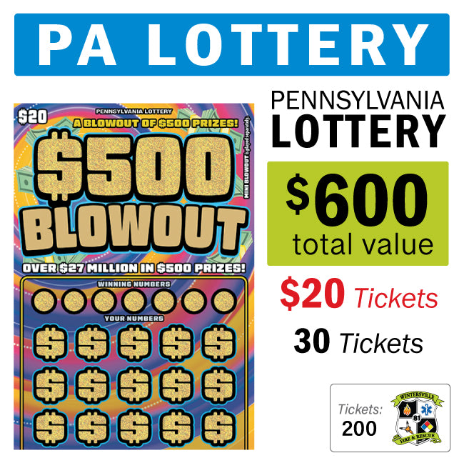 PA Lottery - $20 Game #96663