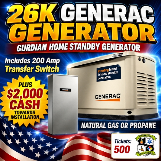 26kW Generac Home Standby Generator w/ Switch #50019