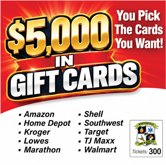 $5000 in Gift Cards #07460