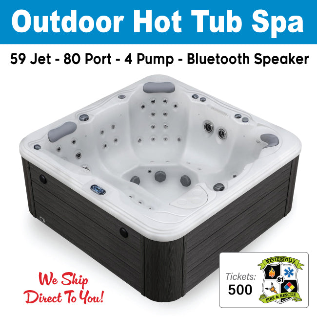 Outdoor Hot Tub w/ Bluetooth Speaker #50017