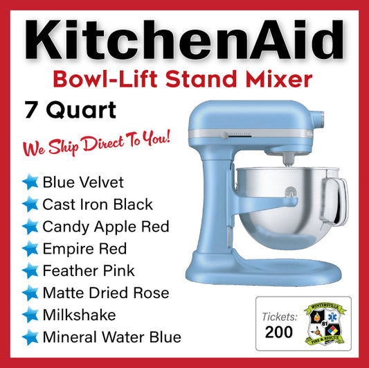 KitchenAid 7 QT Bowl Lift Stand Mixer #20018