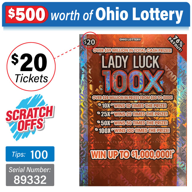 You Could Win Millions $20 Game #89332