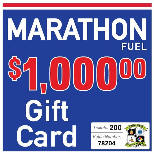 $1000 Marathon Fuel Gift Card #78204