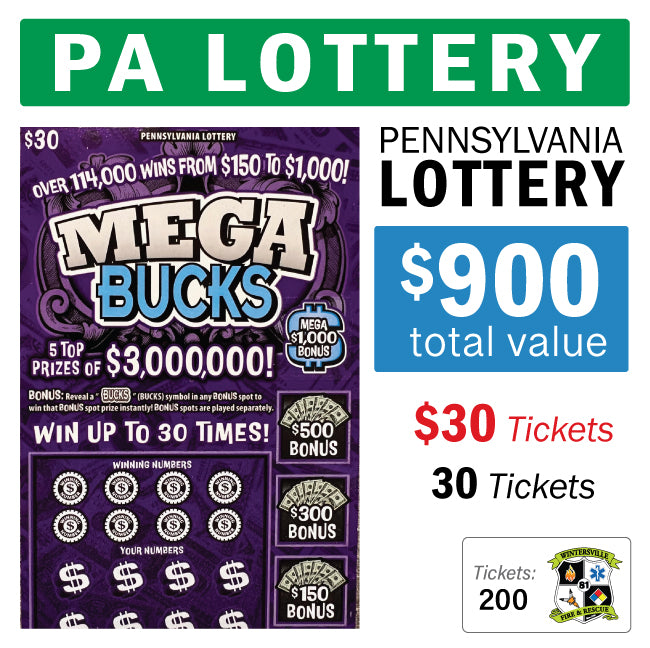 PA Lottery - $30 Game #97546