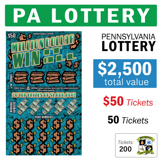 PA Lottery - $50 Game #86959