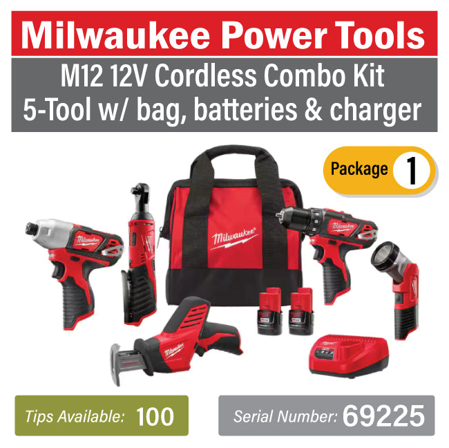 Milwaukee M12 Combo Kit #69225