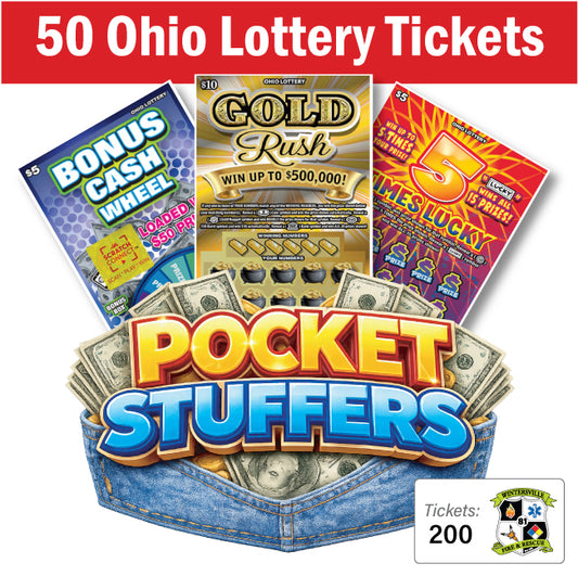 Ohio Lottery Pocket Stuffers 50 tickets - #97307