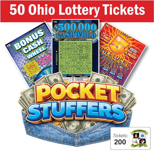 Ohio Lottery Pocket Stuffers 50 tickets - #97324