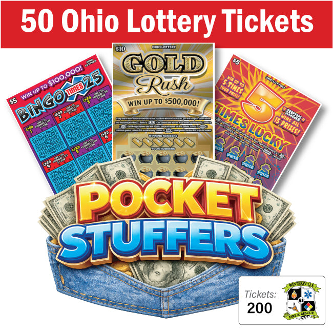 Ohio Lottery Pocket Stuffers 50 tickets - #96843