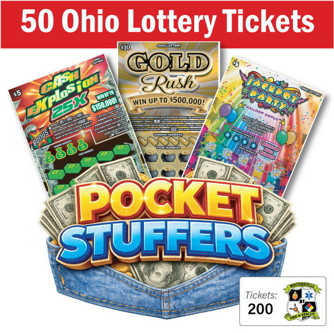 Ohio Lottery Pocket Stuffers 50 tickets - #96829