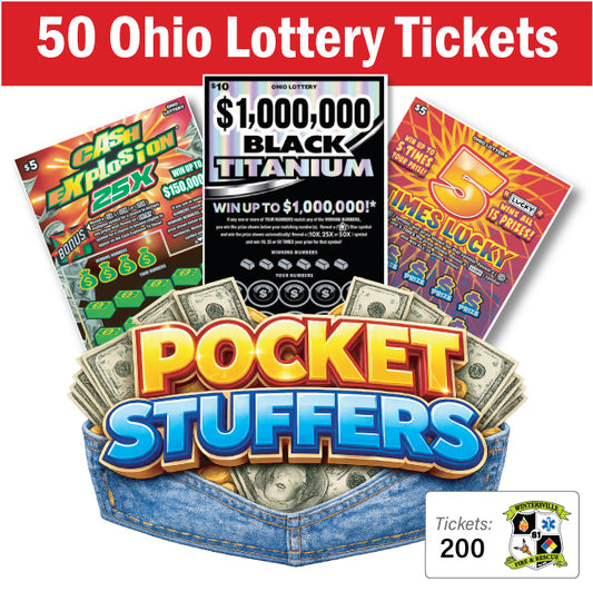 Ohio Lottery Pocket Stuffers 50 tickets - #95158