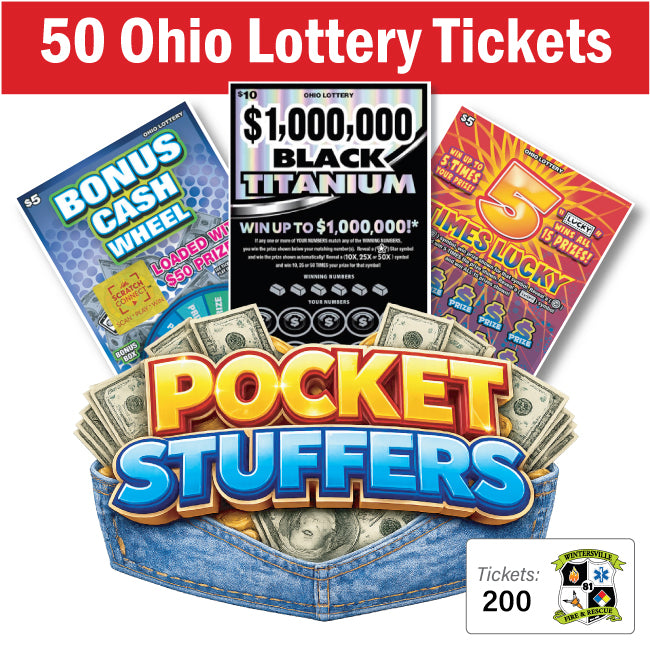 Ohio Lottery Pocket Stuffers 50 tickets - #95313