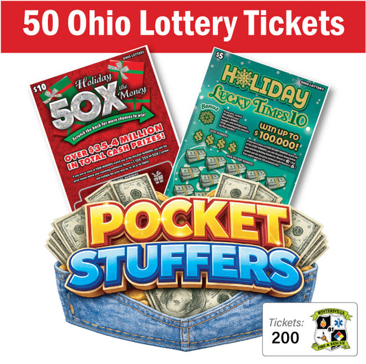 Ohio Lottery Pocket Stuffers 50 tickets - #97579