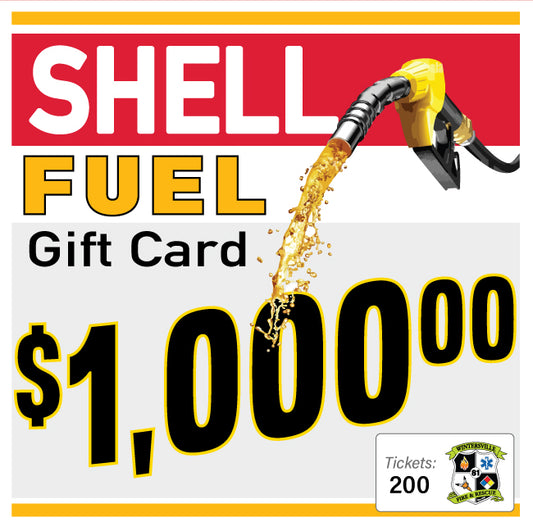 Shell Fuel $1000 Gift Card #99028